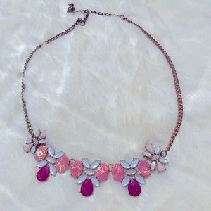 Pink statement necklace